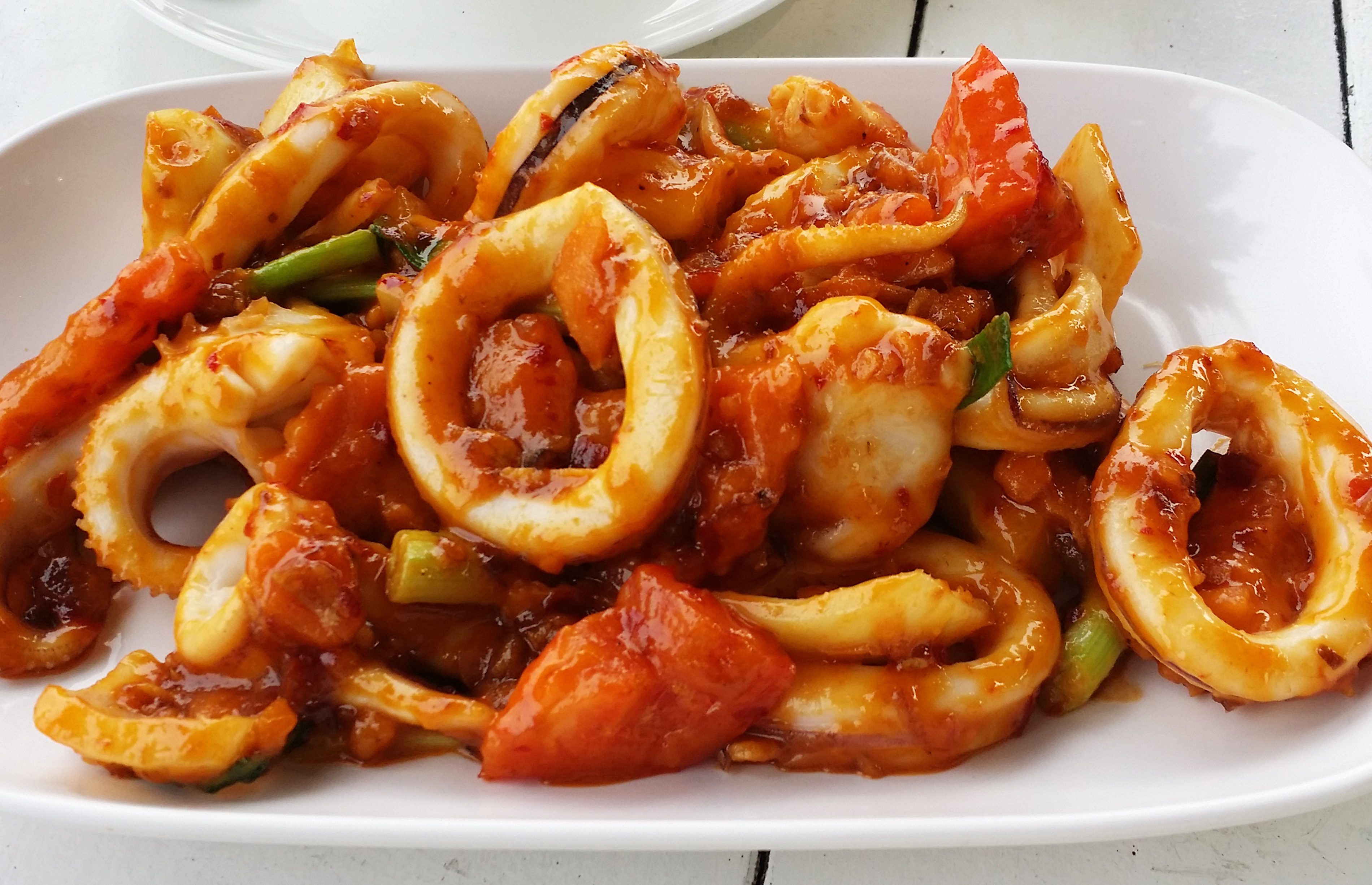 Calamares en salsa americana