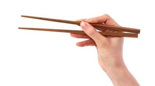 Cómo coger palillos chinos