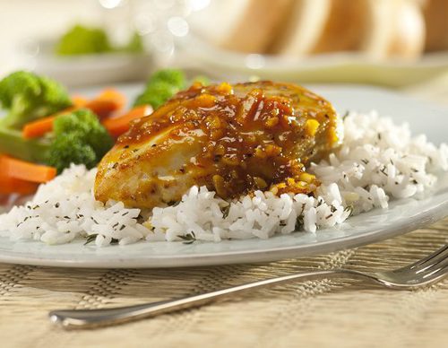 Pollo a la naranja
