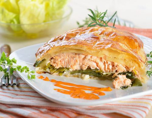 Pastel de salmón