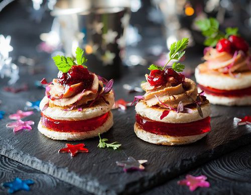 Canapés para Navidad