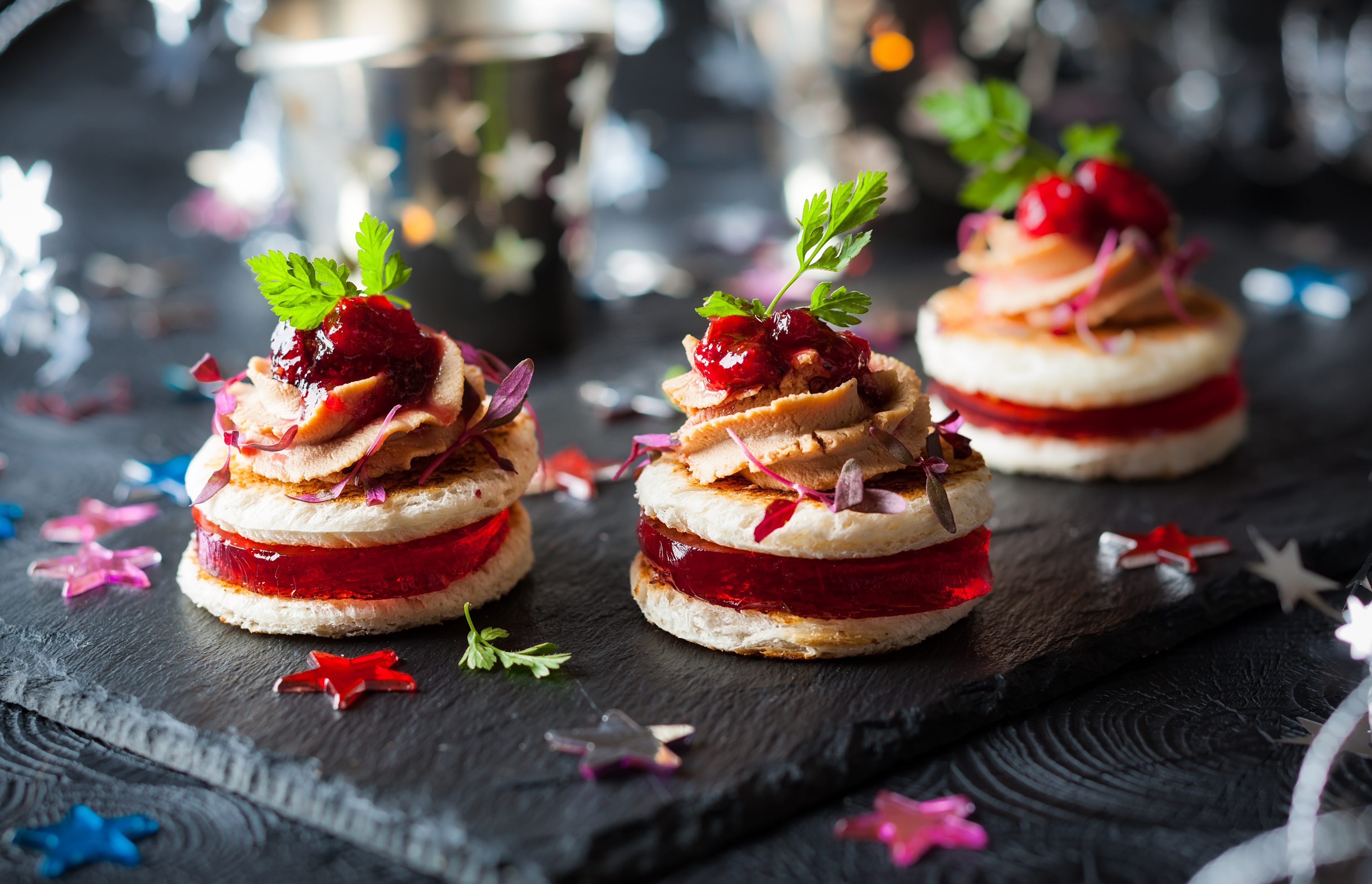 Canapés para Navidad