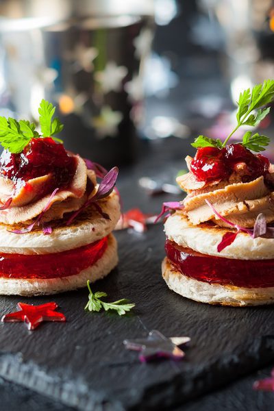 Canapés para Navidad
