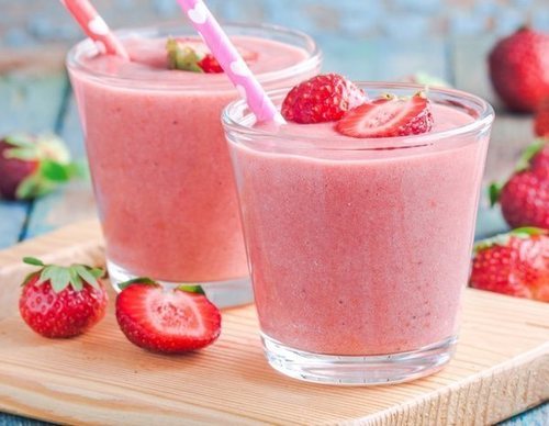 Batido de fresa