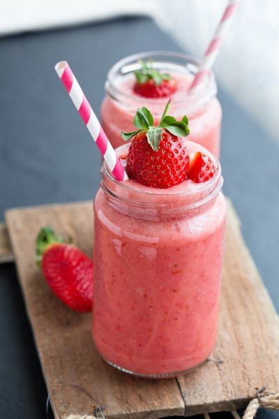 Batido de fresa
