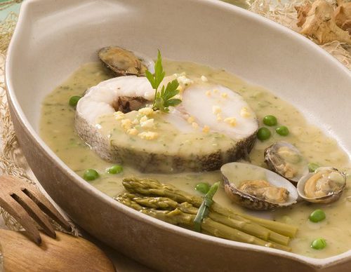 Merluza en salsa verde