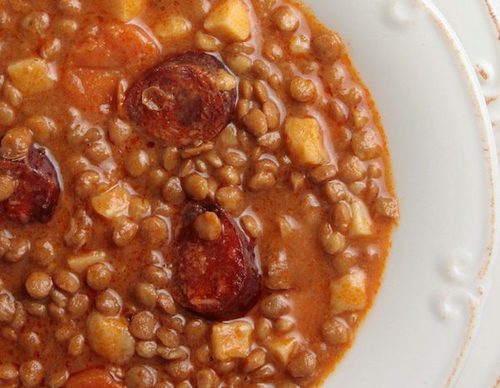 Lentejas con chorizo
