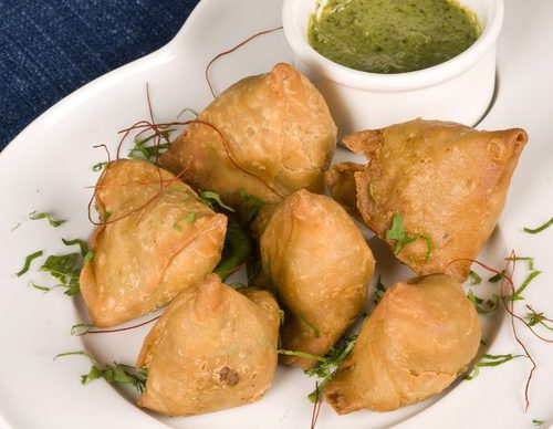 Empanadillas árabes de guisantes