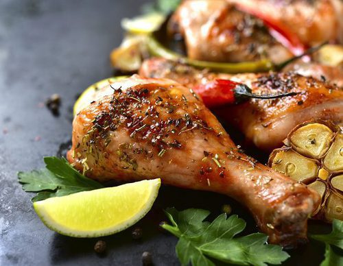 Asado marroquí de pavo