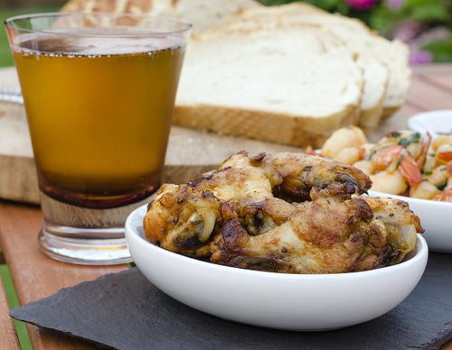 Pollo a la cerveza