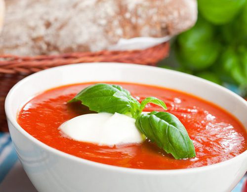 Sopa de tomate casera