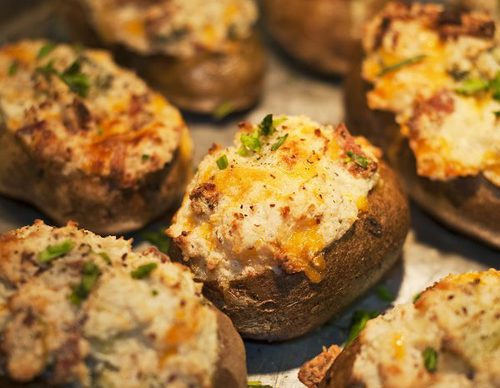 Papas rellenas de carne peruanas