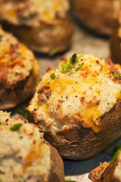Papas rellenas de carne peruanas