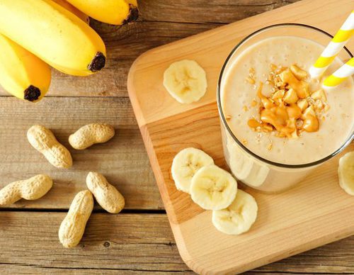 Smoothie de plátano caliente