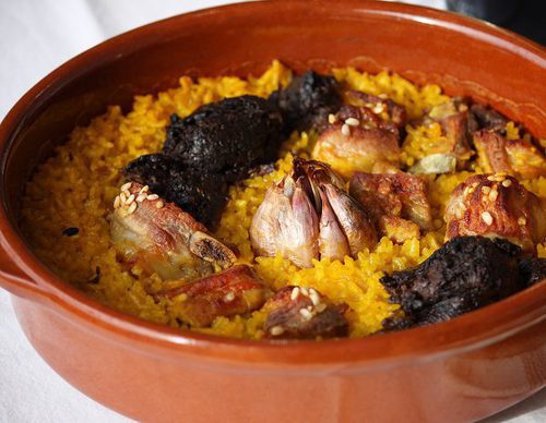 Arroz al horno valenciano