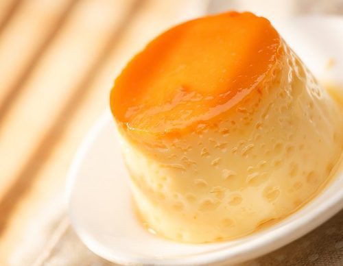 Flan casero al microondas