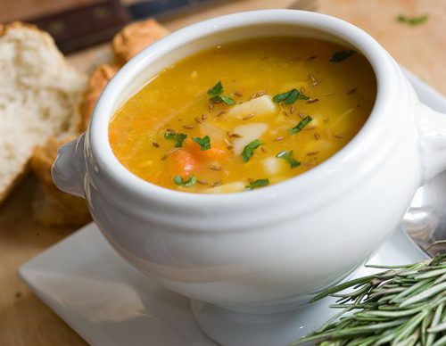 Groentesoep o sopa de verduras holandesa
