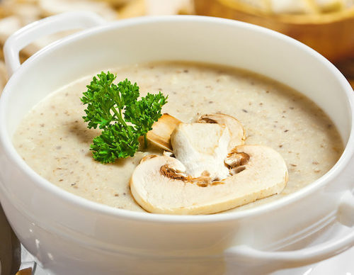 Crema de champiñones