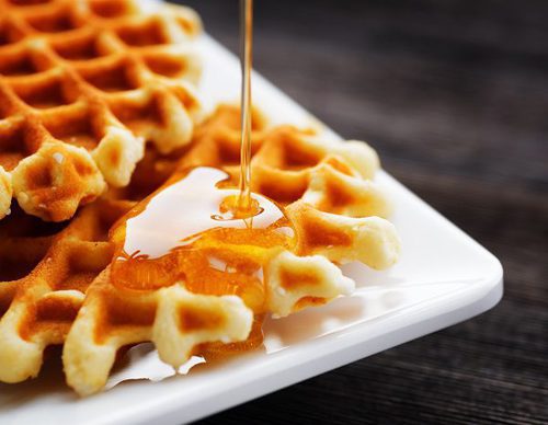 Gofres sin gluten, sin lácteos y sin azúcar