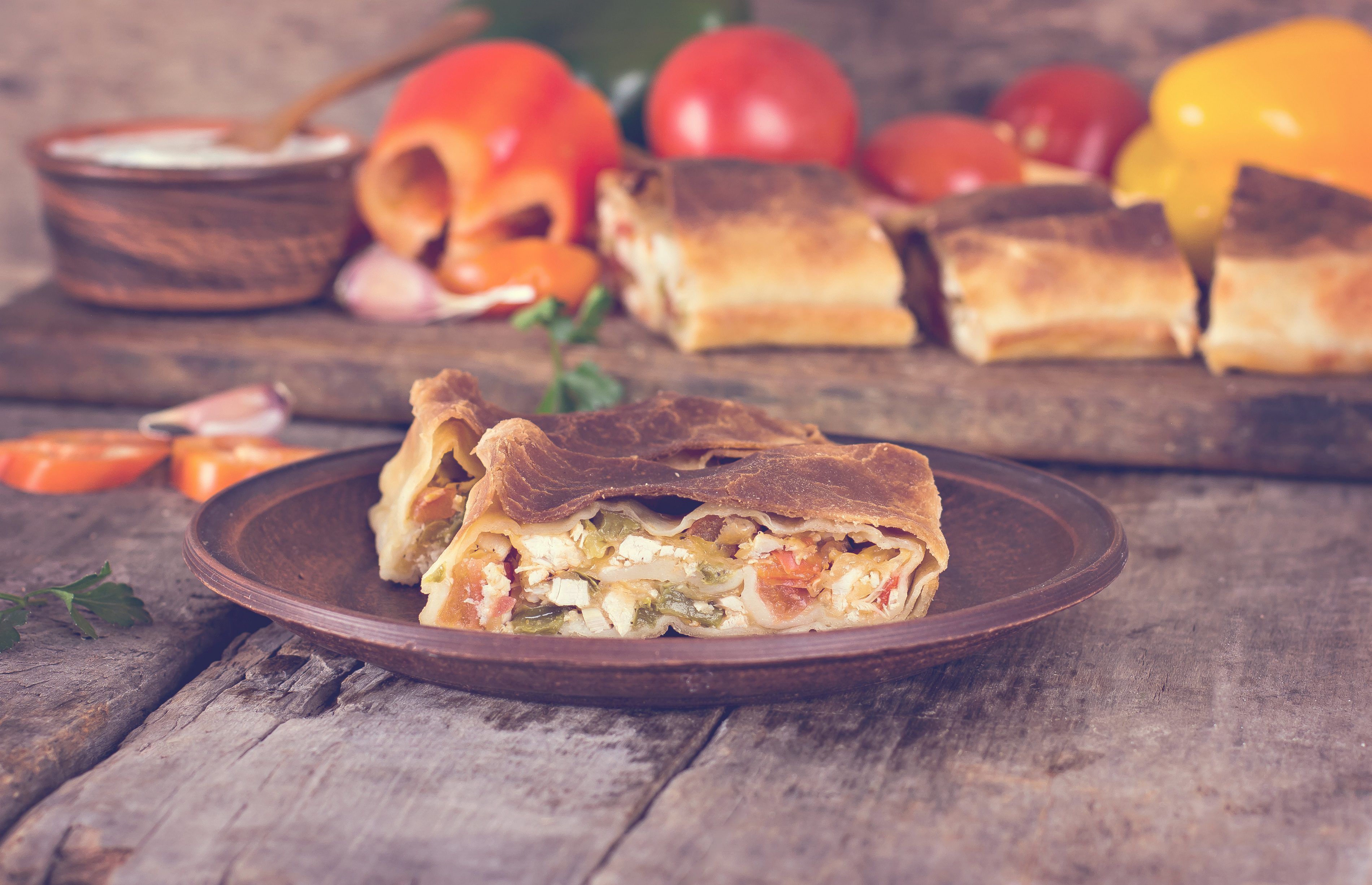 Strudel de verduras