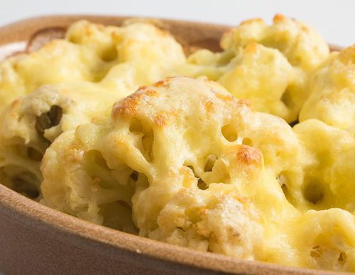 Coliflor gratinada al estilo alemán