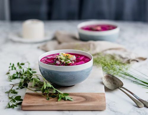 Sopa de remolacha polaca