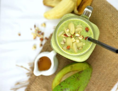 Aguacate con miel