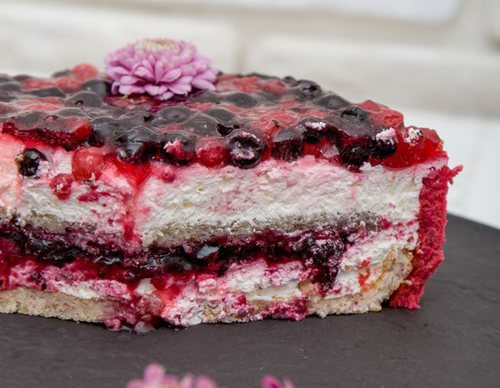 Tarta de frutos del bosque