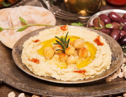 Hummus de garbanzos con pimentón