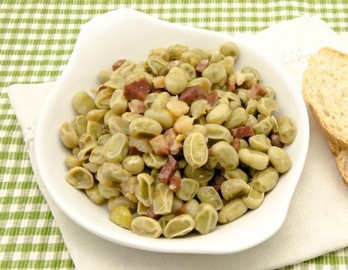 Habas con jamón