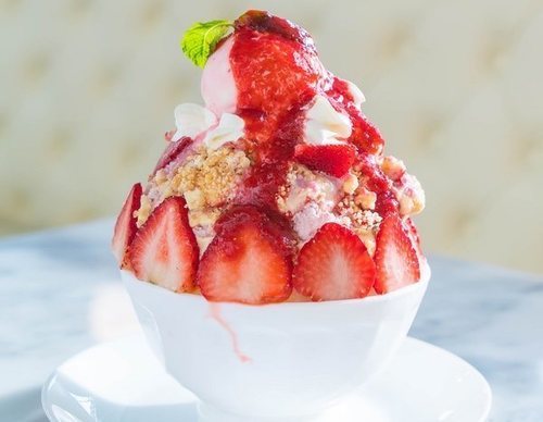 Helado de tarta de queso