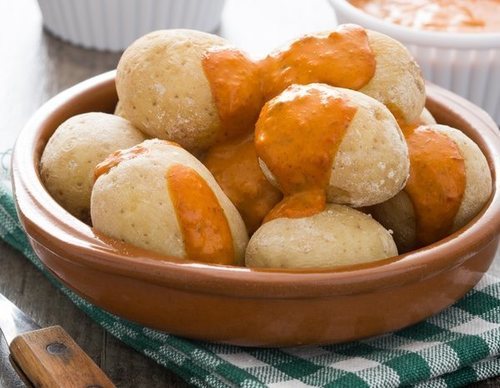 Papas arrugadas con mojo picón