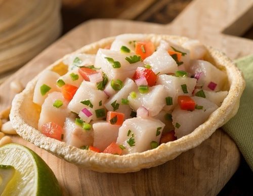 Ceviche de corvina