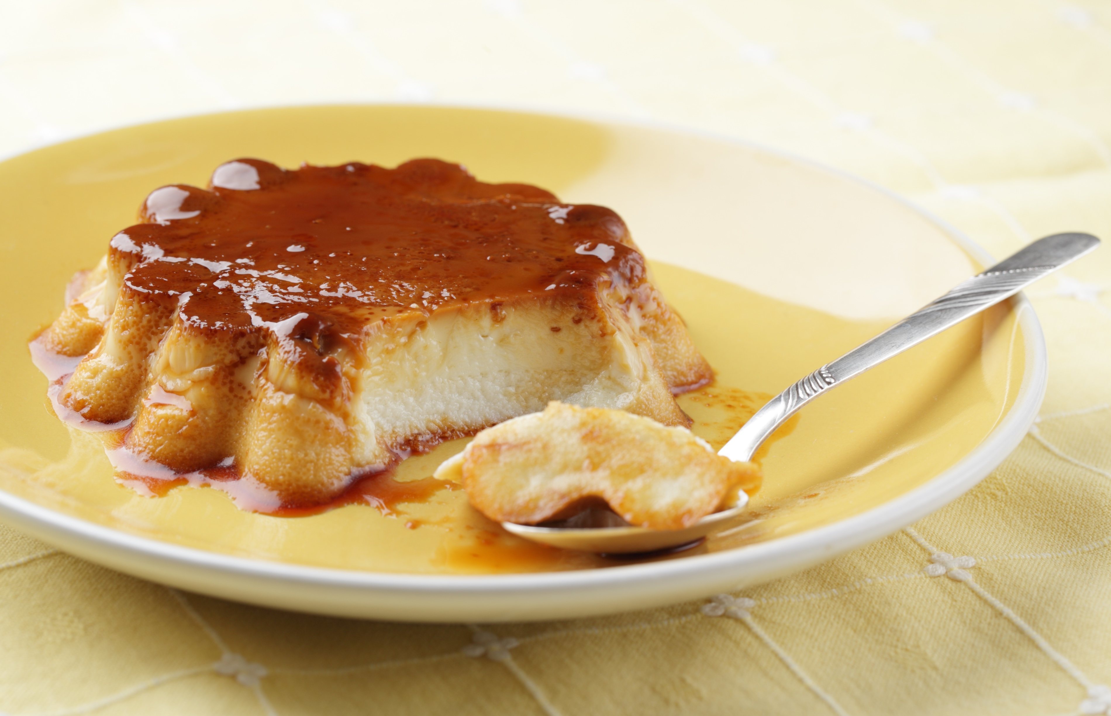 Flan de coco
