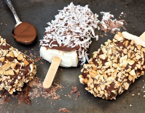 Helado almendrado