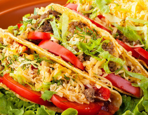 Tacos de carne picada