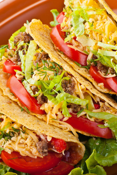 Tacos de carne picada
