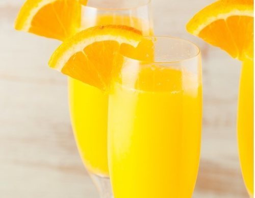 Cóctel mimosa