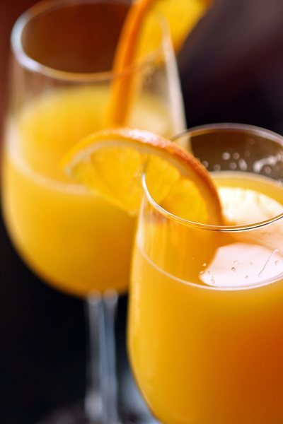 Cóctel mimosa