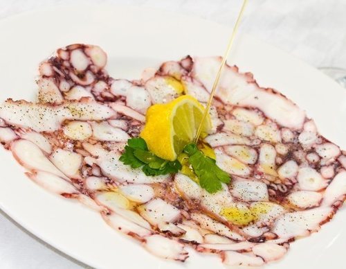 Carpaccio de pulpo