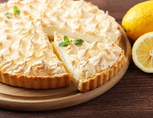 Tarta de limón y merengue