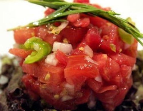 Tartar de sandía
