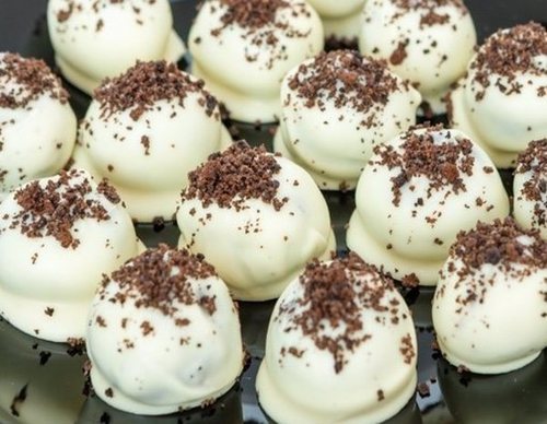 Trufas de Oreo y chocolate blanco