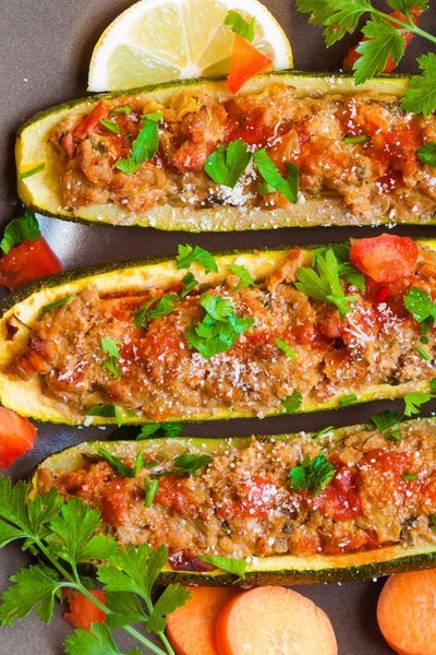 Calabacines rellenos