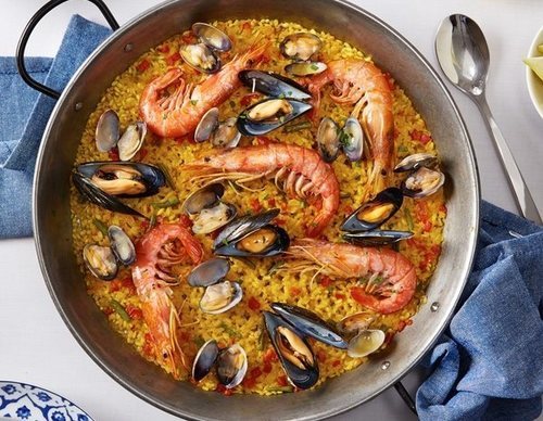 Paella de marisco