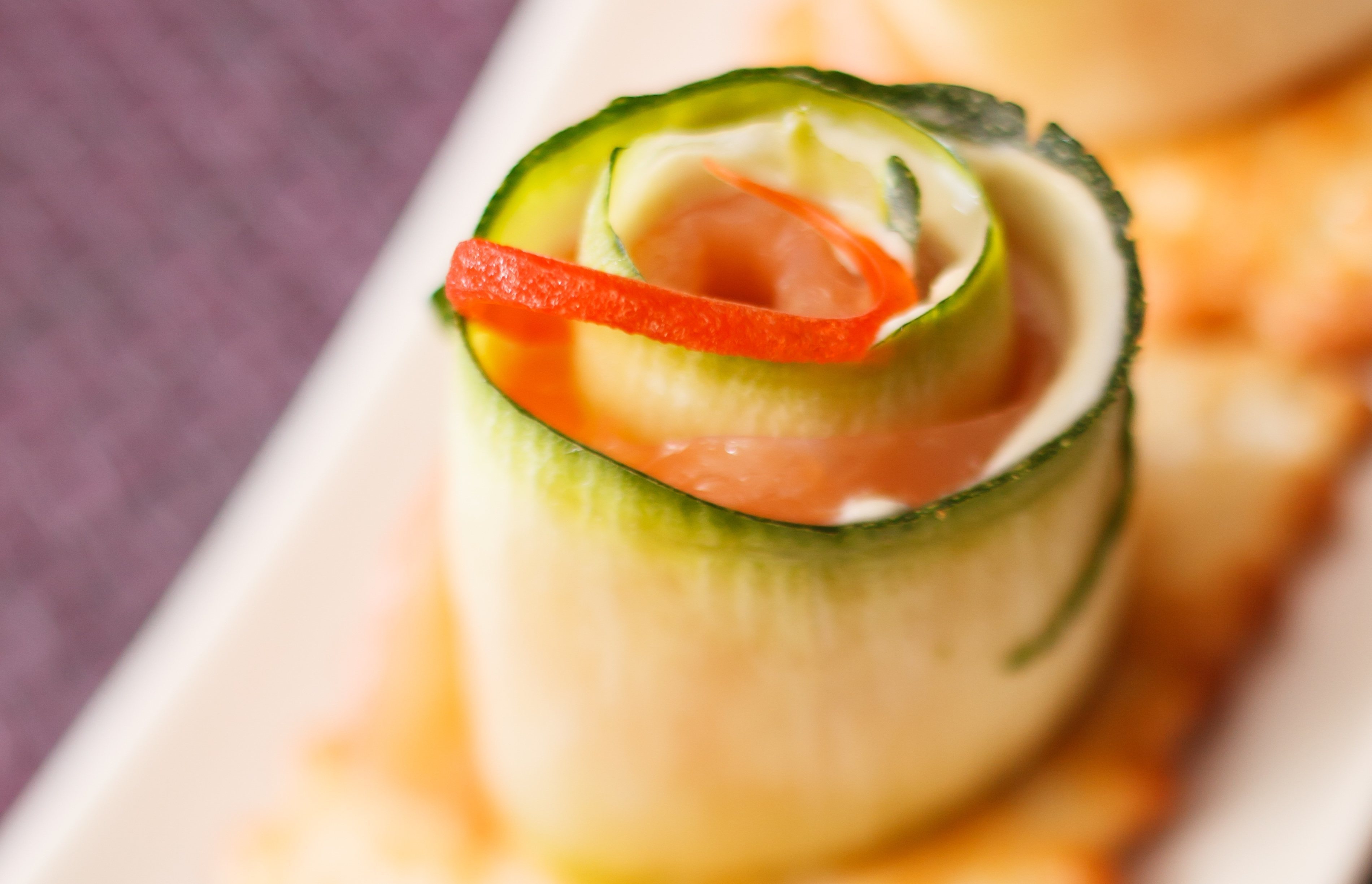 Rollitos de calabacín