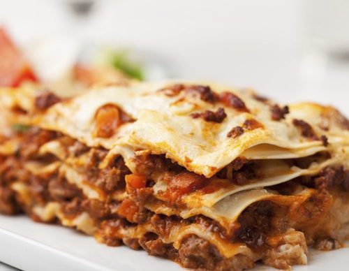 Lasaña boloñesa