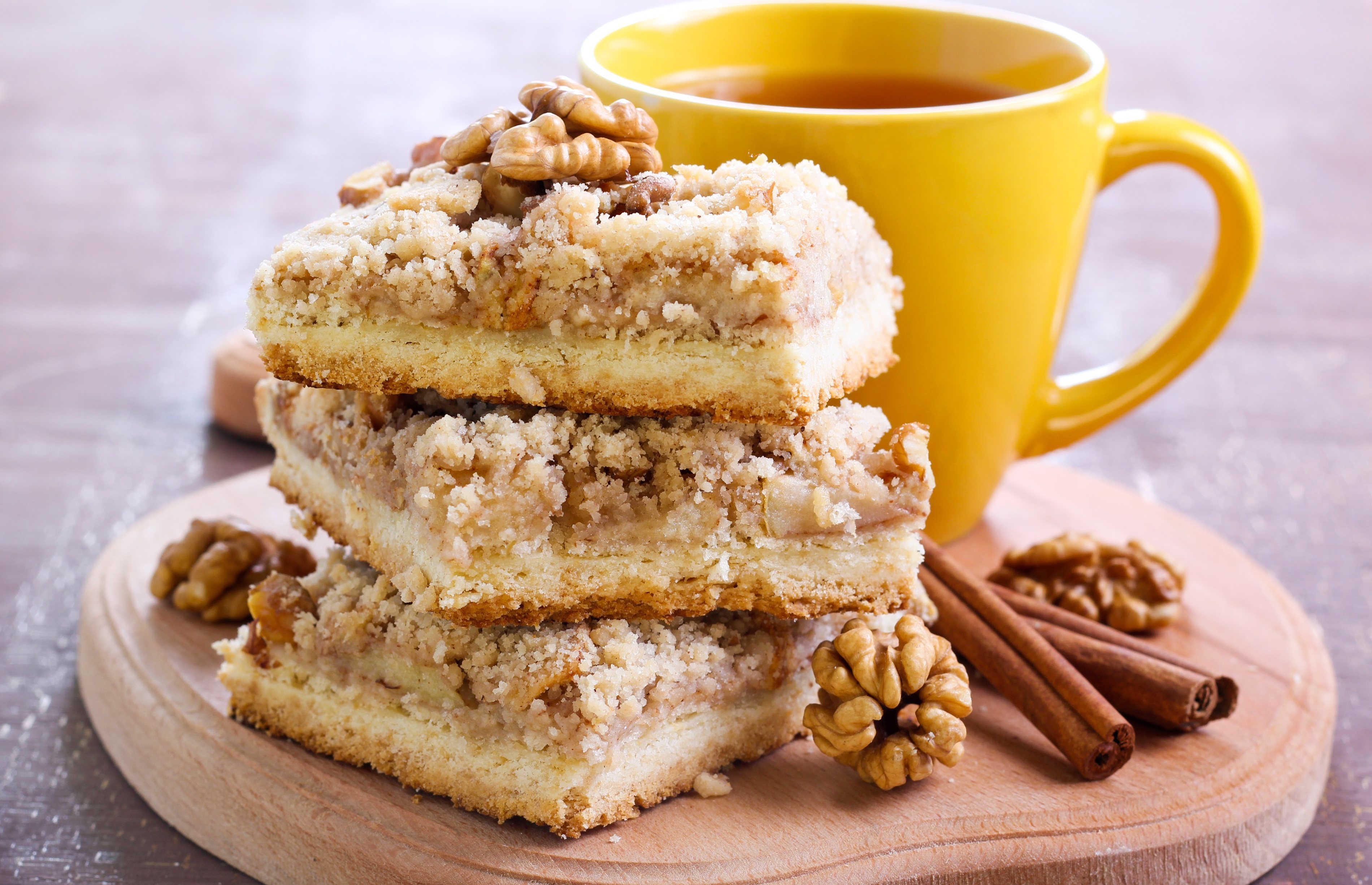 Tarta de manzana y nueces