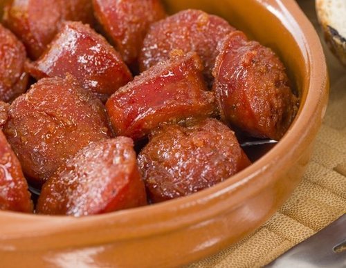 Chorizo a la sidra