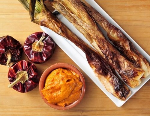 Calçots a la brasa